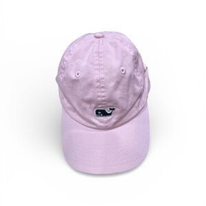 Vineyard Vines Pink Whale Logo Baseball Cap